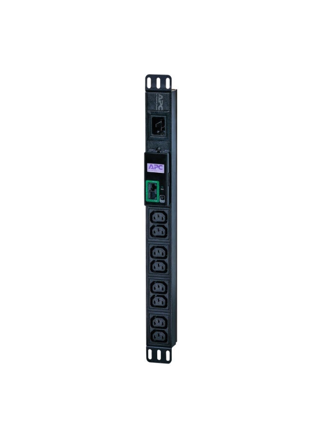 EPDU1016M | APC Easy PDU Metered, 1U Horizontal | 16A, 230V | 8xC13 Outlets | IEC 309 Input